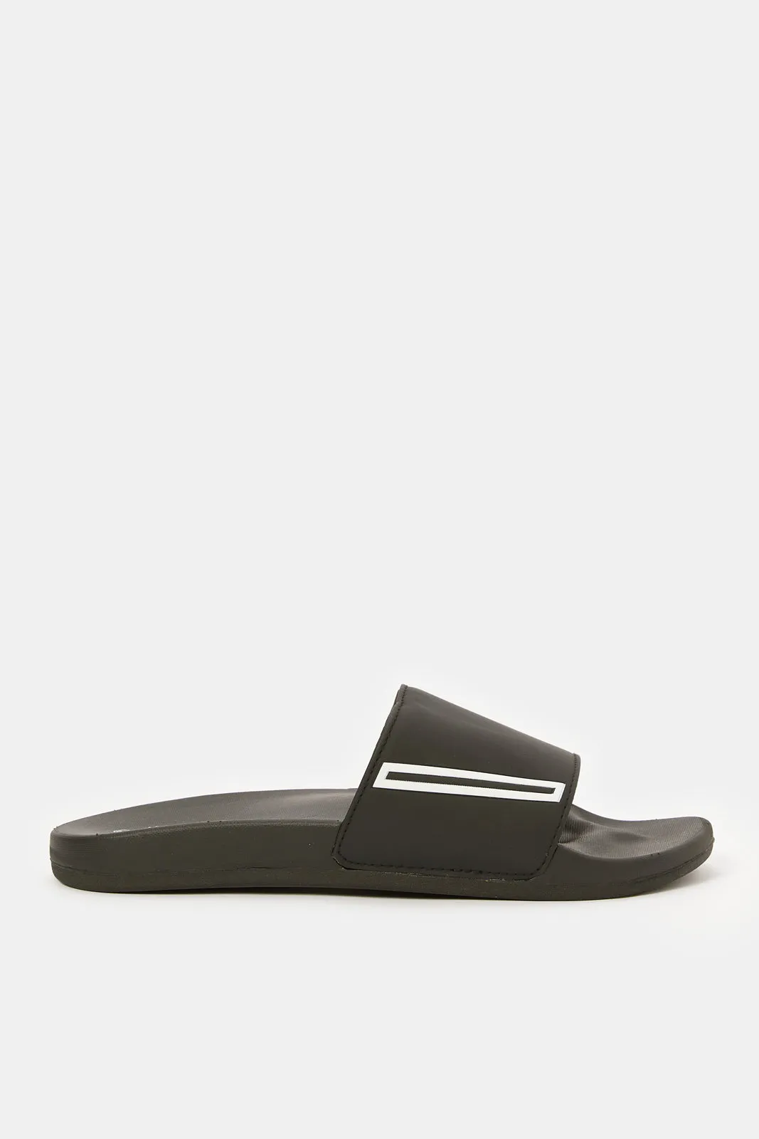 Men Black Extra Comfort Slides