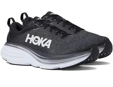 Men's Hoka Bondi 8 (Black/White) *Sale*