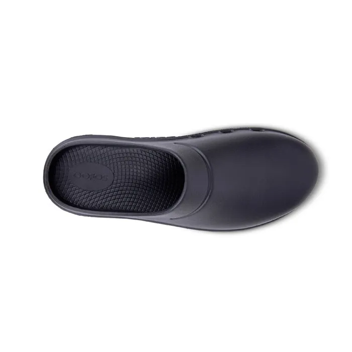 Mens Oofos OOCloog Black Matte in Black