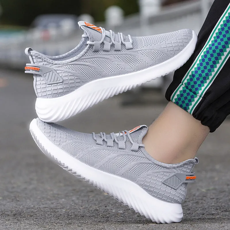 Men's Running Shoes Breathable Non Slip Athletic Sneakers Workout Casual Walking Sports Shoes