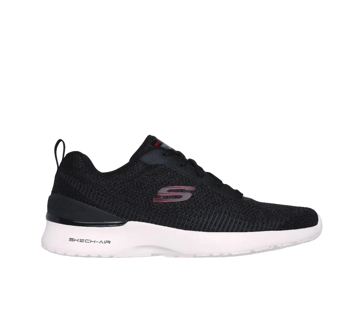 Mens Skechers Skech-Air Dynamight - Bliton Shoes Black/Red