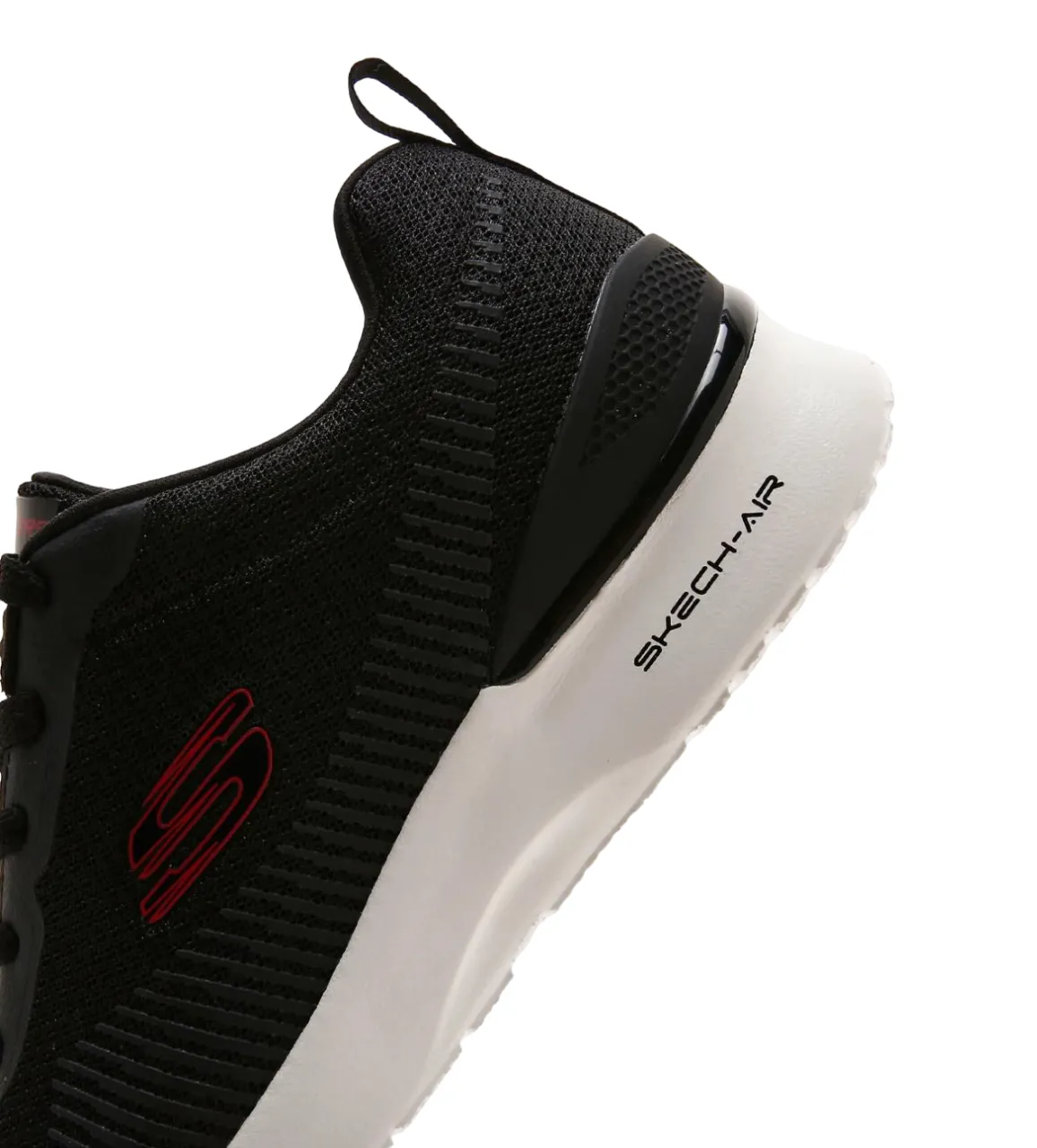 Mens Skechers Skech-Air Dynamight - Bliton Shoes Black/Red