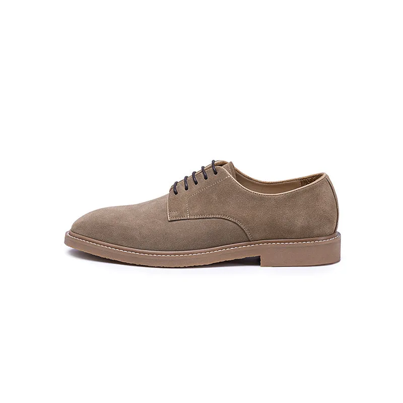 Men's Suede Derby Shoes