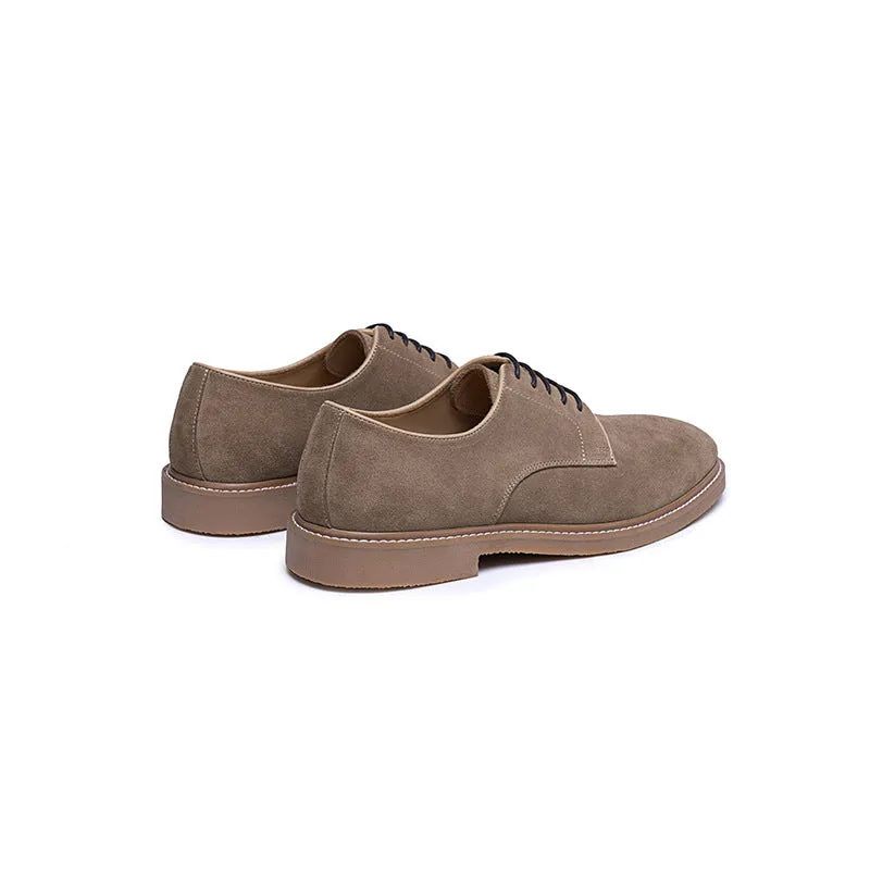 Men's Suede Derby Shoes