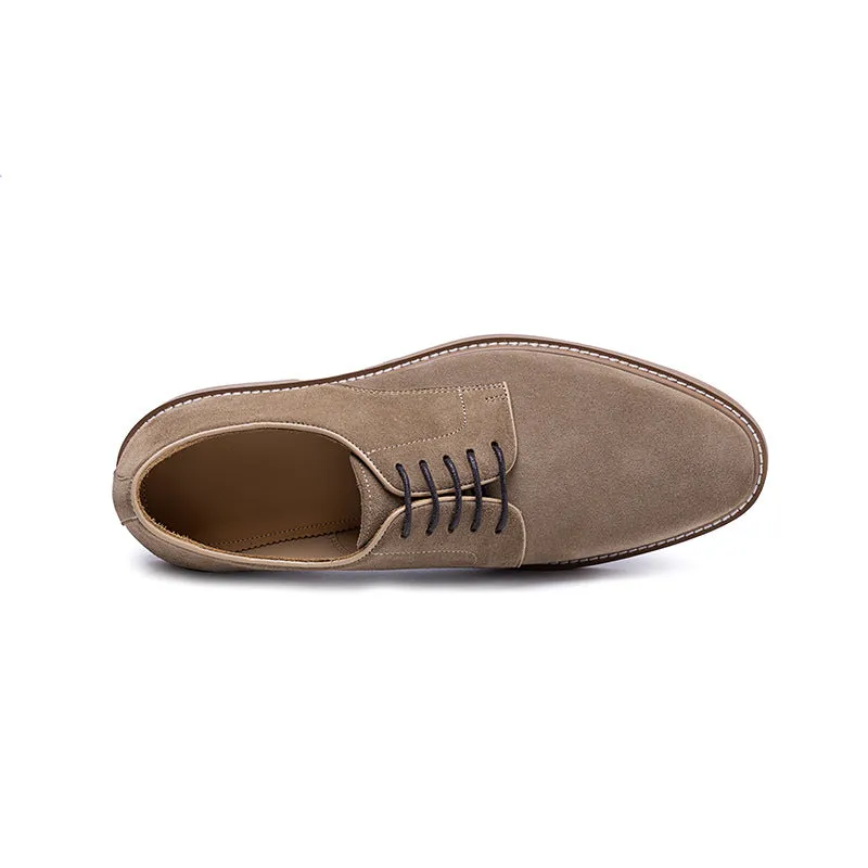 Men's Suede Derby Shoes