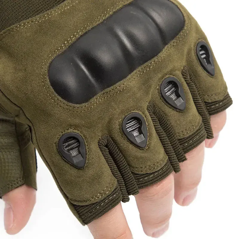 Microfiber Half Finger Gloves