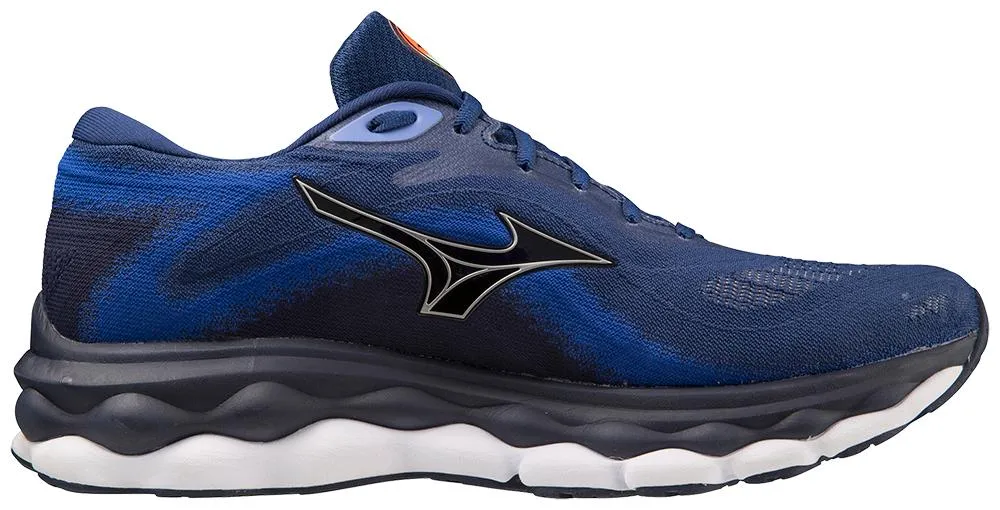 Mizuno | Wave Sky 7 | Men's | Blue Depths/Silver