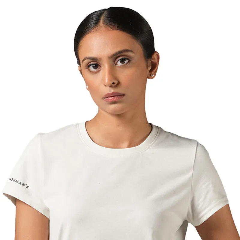 Neeman's Classic Crew T-Shirt for Women | Ivory | Organic Cotton