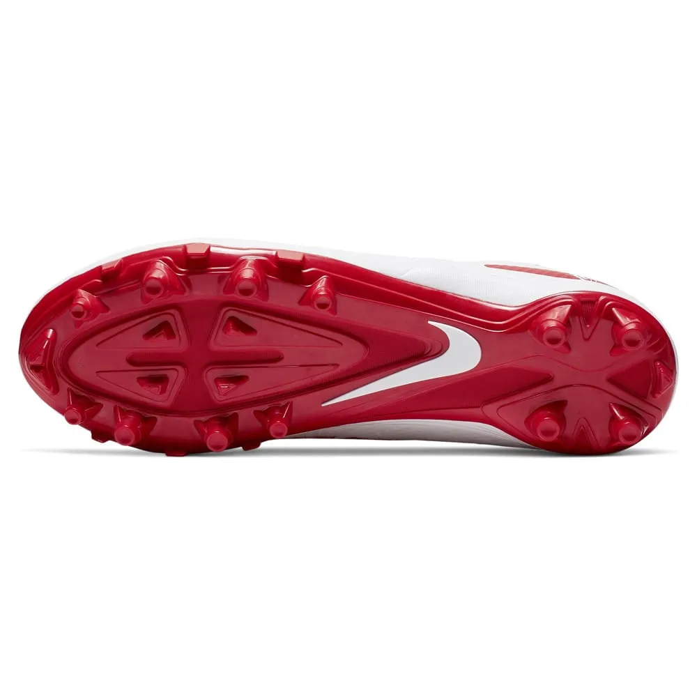 Nike Alpha Huarache 7 GS Youth White/Red Lacrosse Cleats