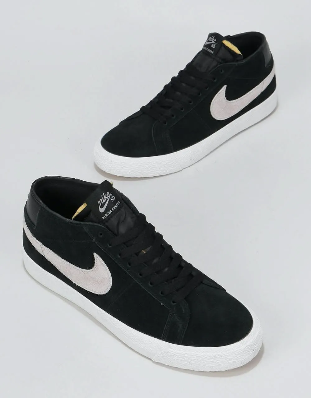 Nike SB Zoom Blazer Chukka Skate Shoes - Black/Atmosphere Grey