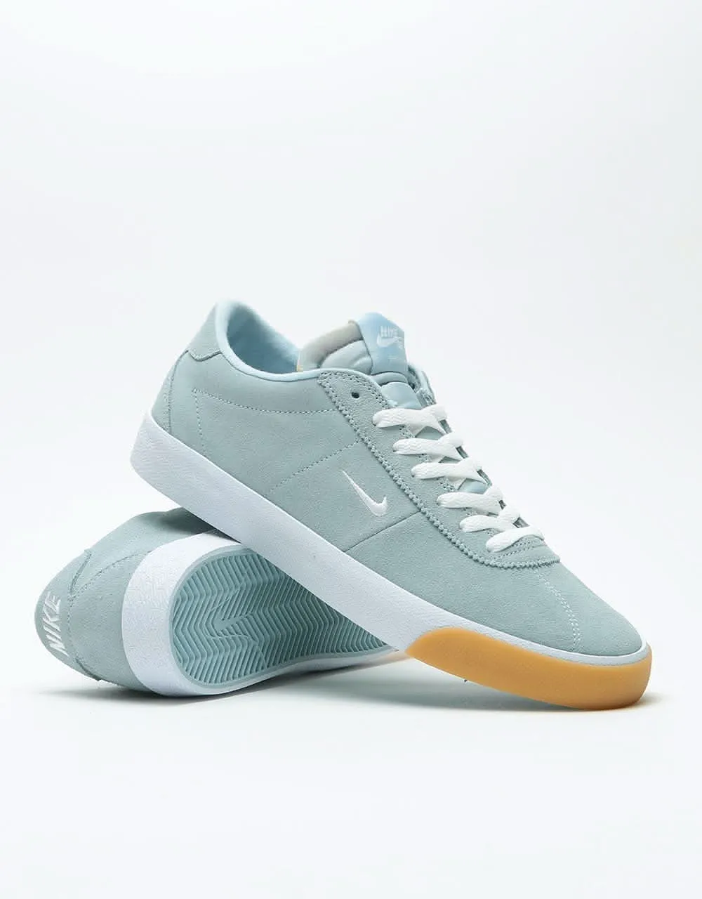 Nike SB Zoom Bruin Skate Shoes - Lt Armory Blue/White-Gum Light Brown