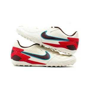 Nike T-3 White Red Indoor Turf