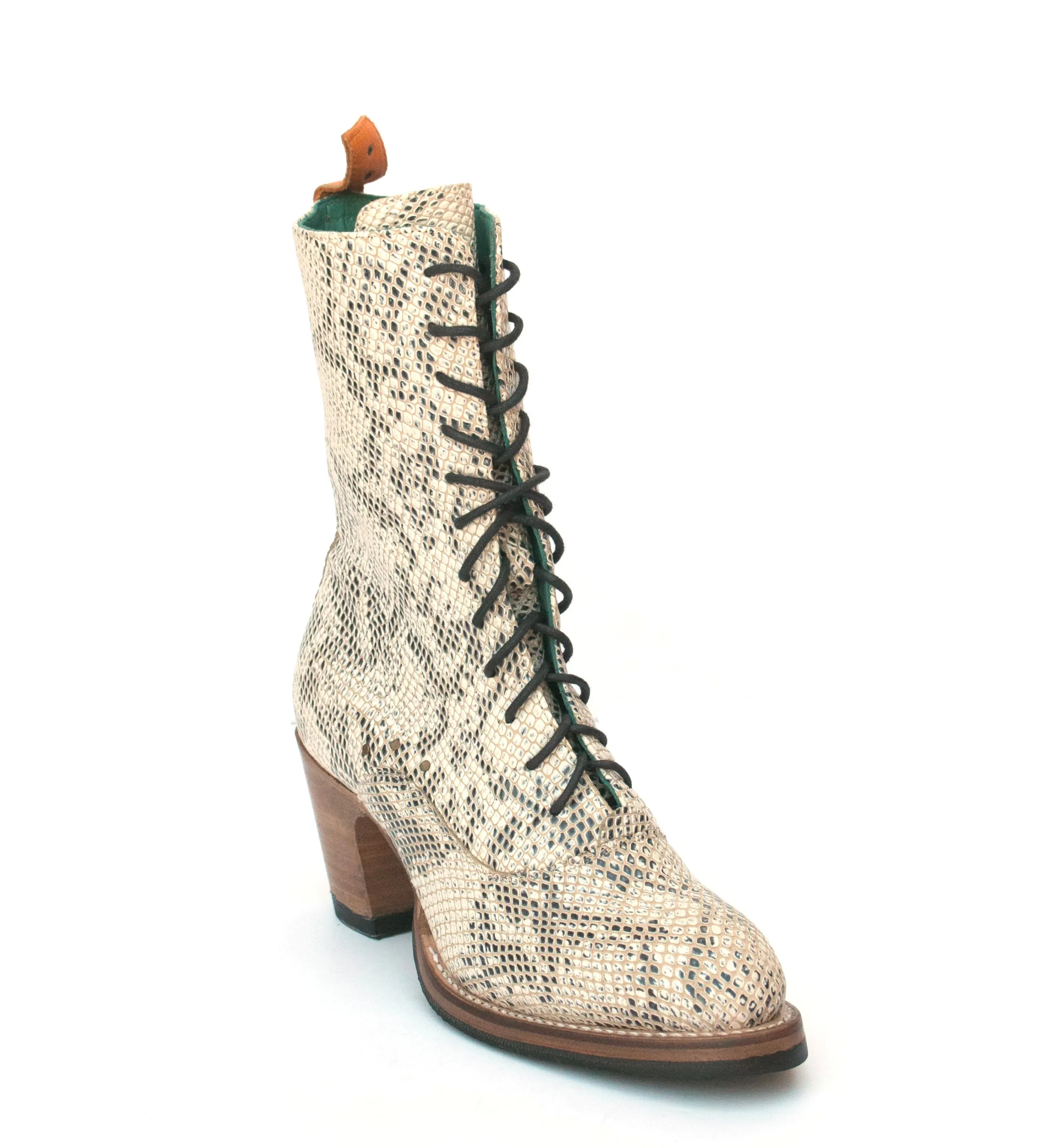 No.2018 CROSSWALK tall lace-up boot Manaus