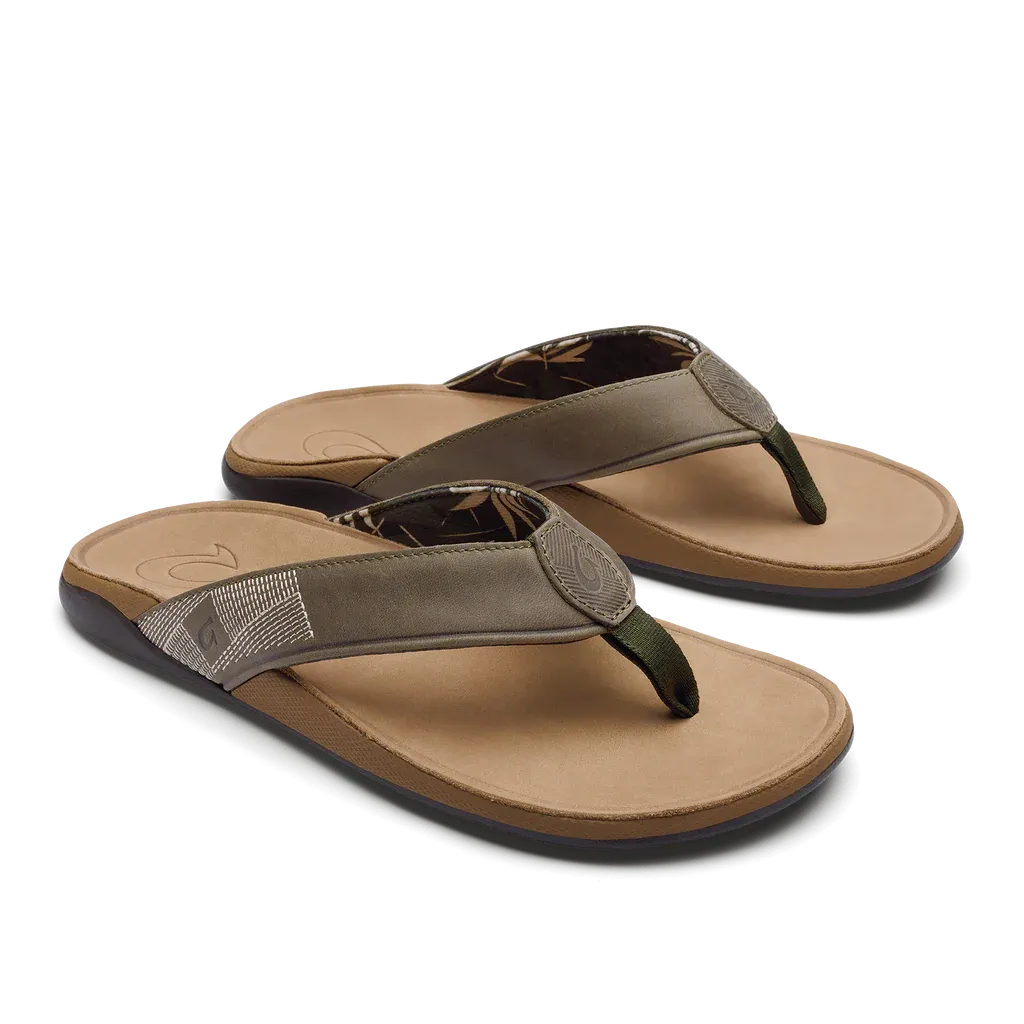 Olukai Men's Tuahine Sandal/ Hunter - Golden Sand