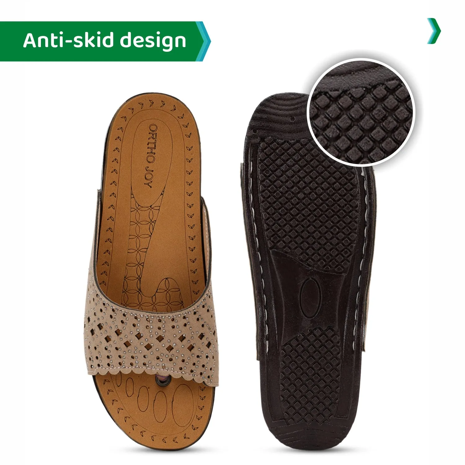 ORTHO JOY Regular Wear slippers For Women