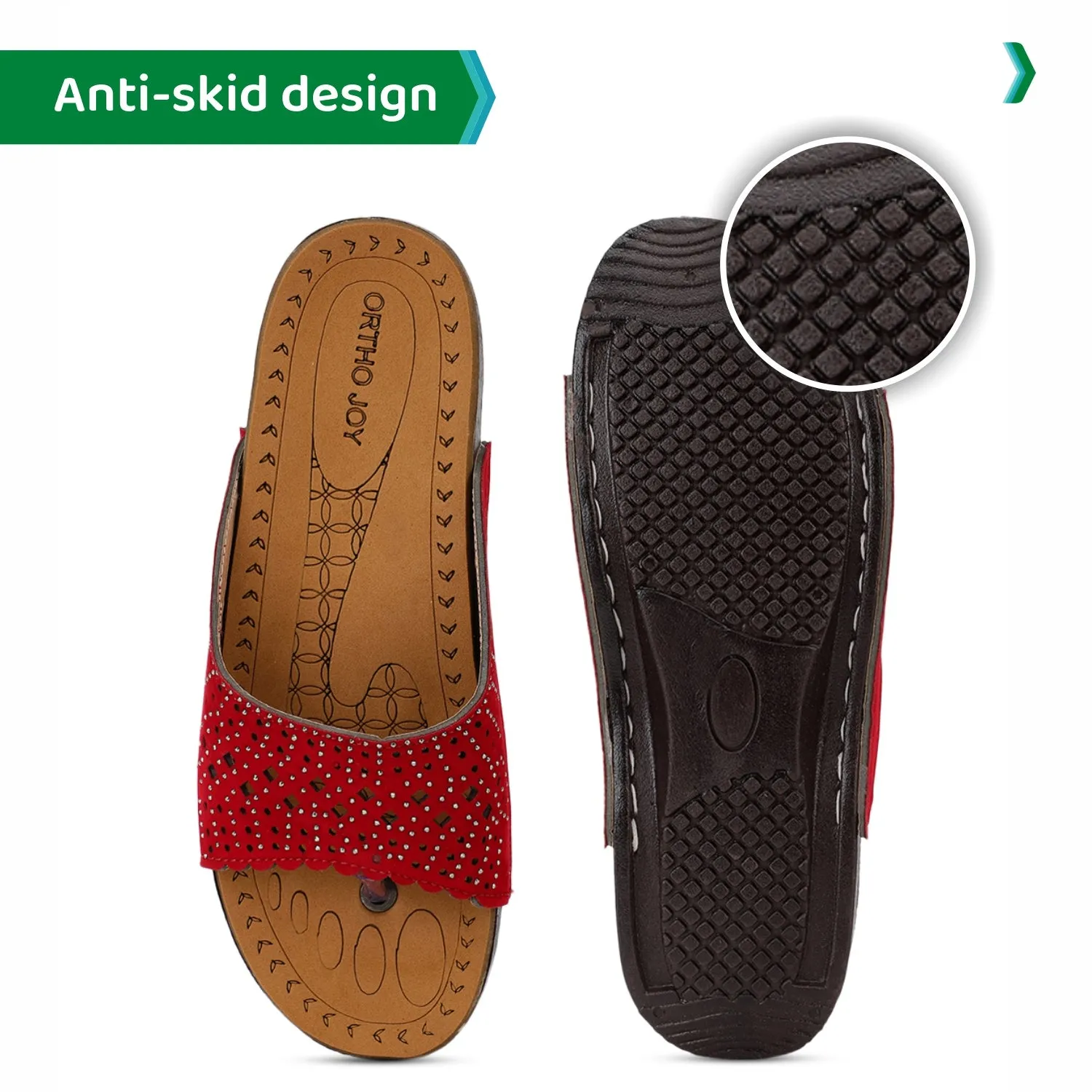 ORTHO JOY Regular Wear slippers For Women