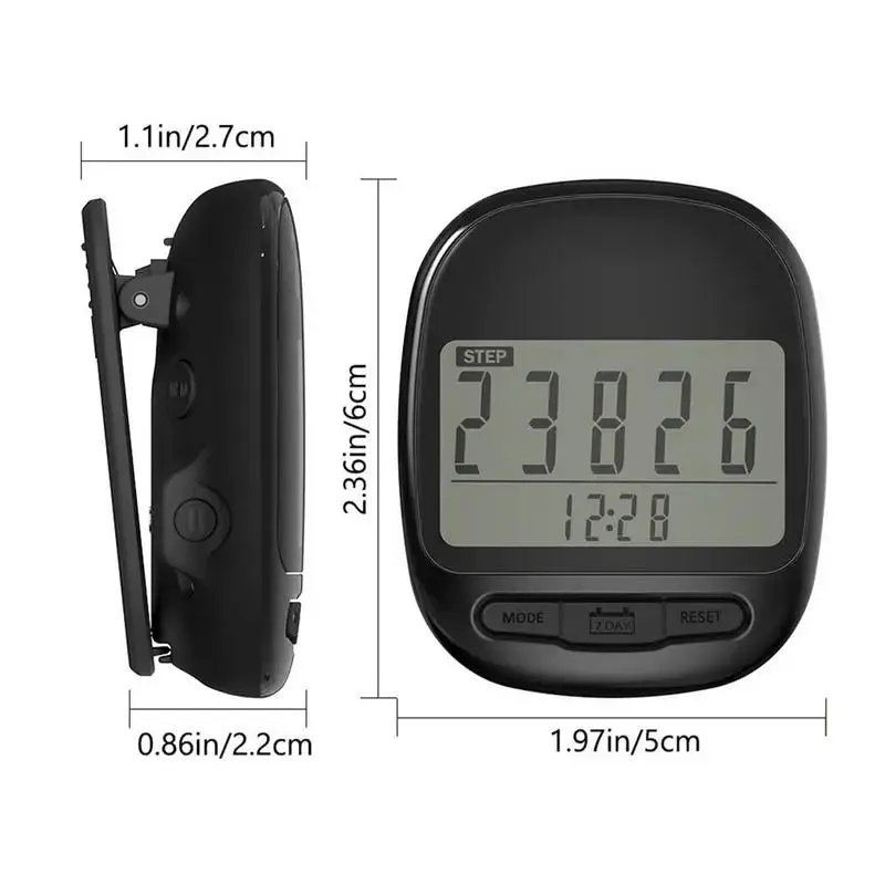 Pedometer For Walking Calorie Counter Simple Pedometer