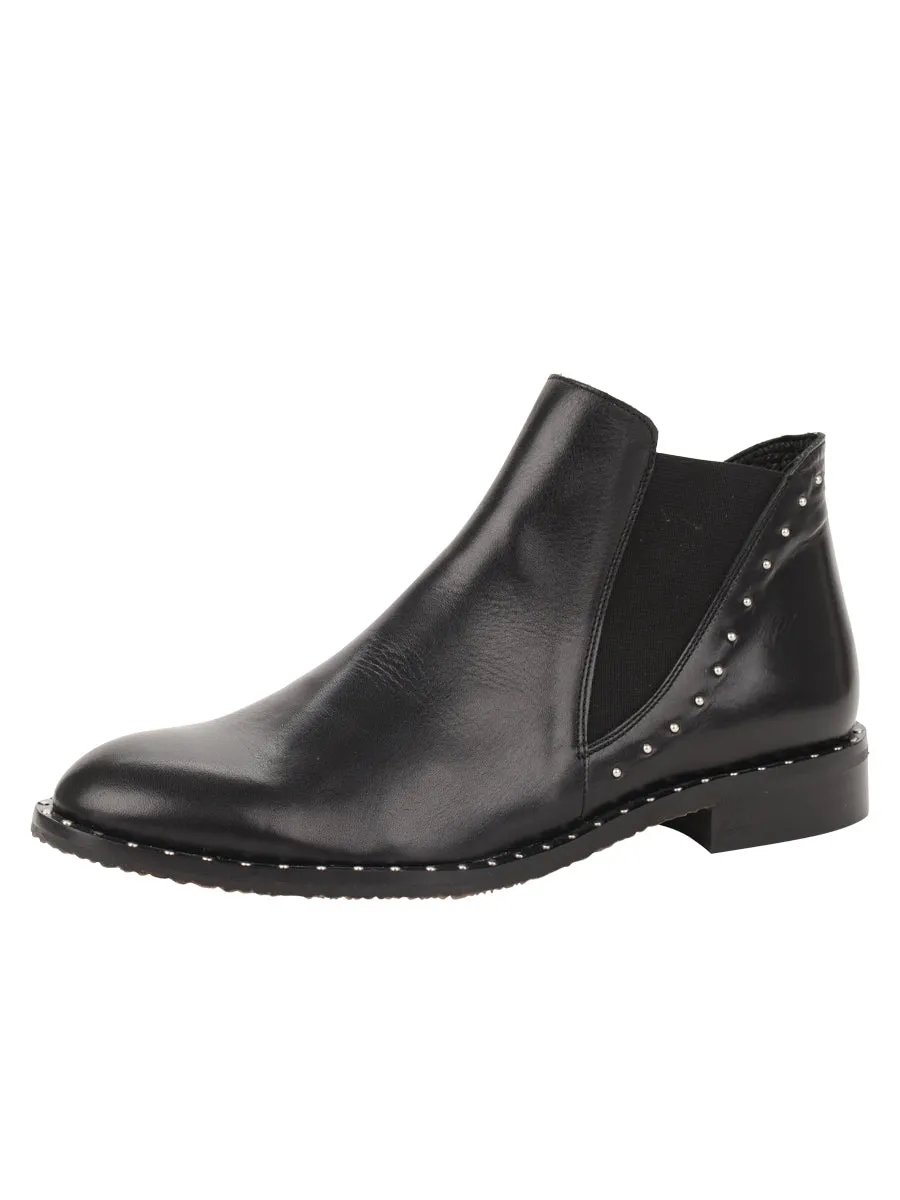 Portia Leather Bootie