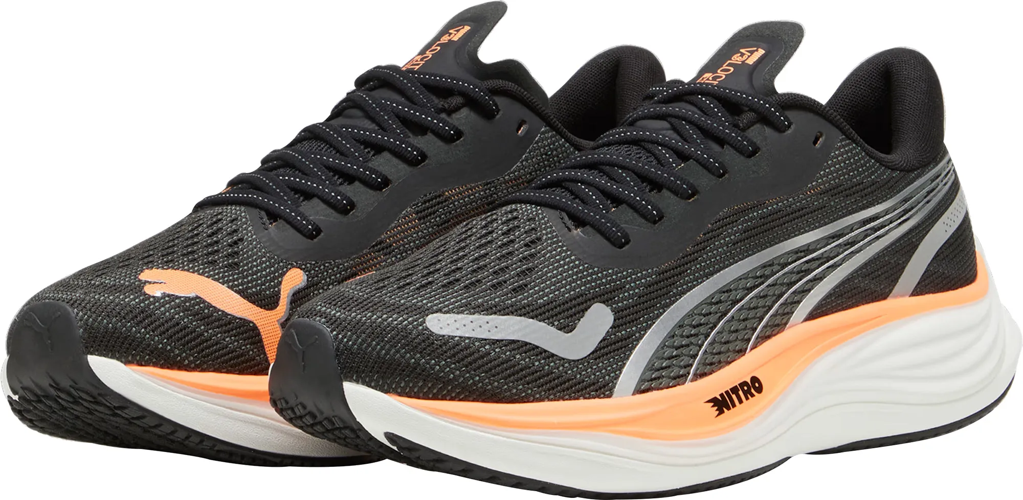 Puma Velocity Nitro 3 WIDE FIT Mens Running Shoes - Black