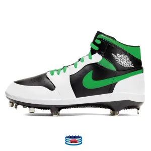 "Green Panda" Jordan 1 Retro Cleats