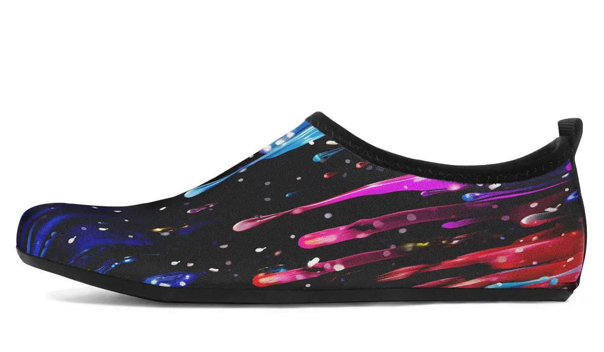 Rainbow Drips Water Shoes