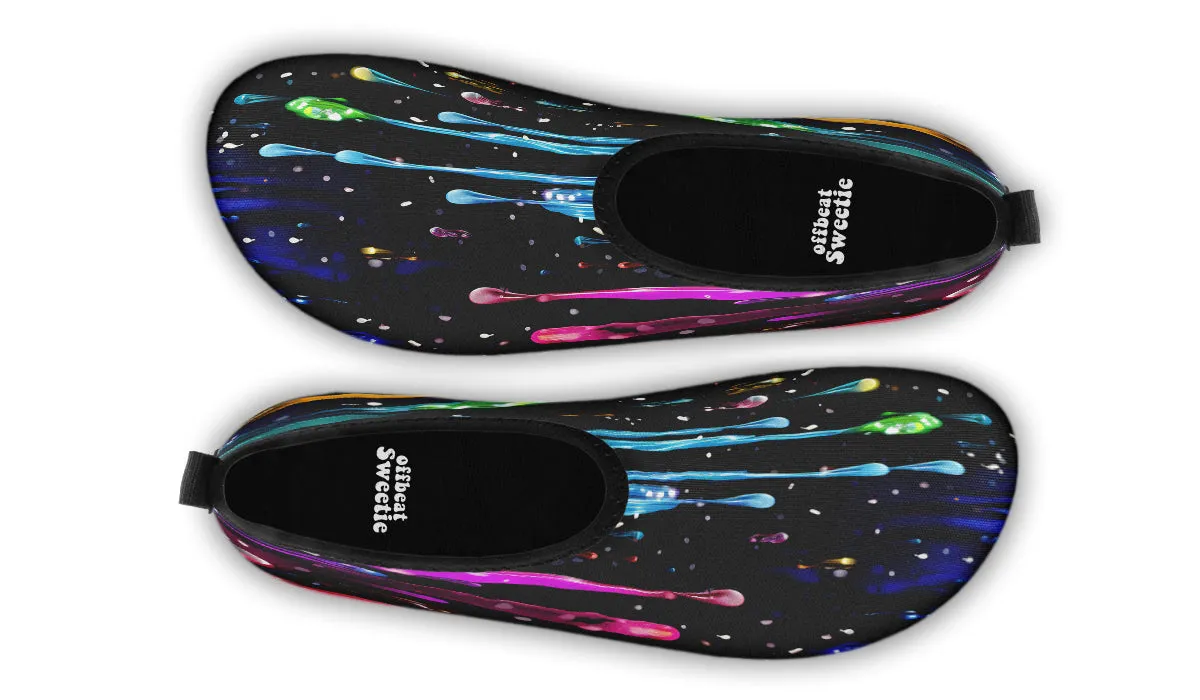 Rainbow Drips Water Shoes