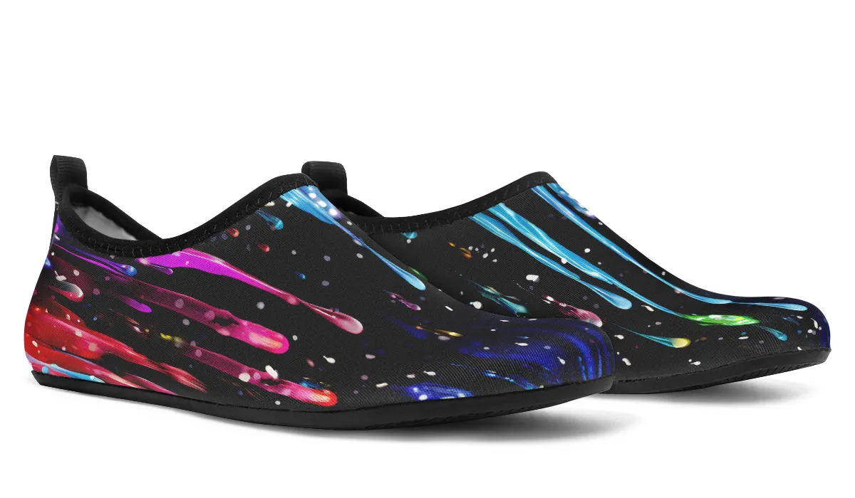 Rainbow Drips Water Shoes