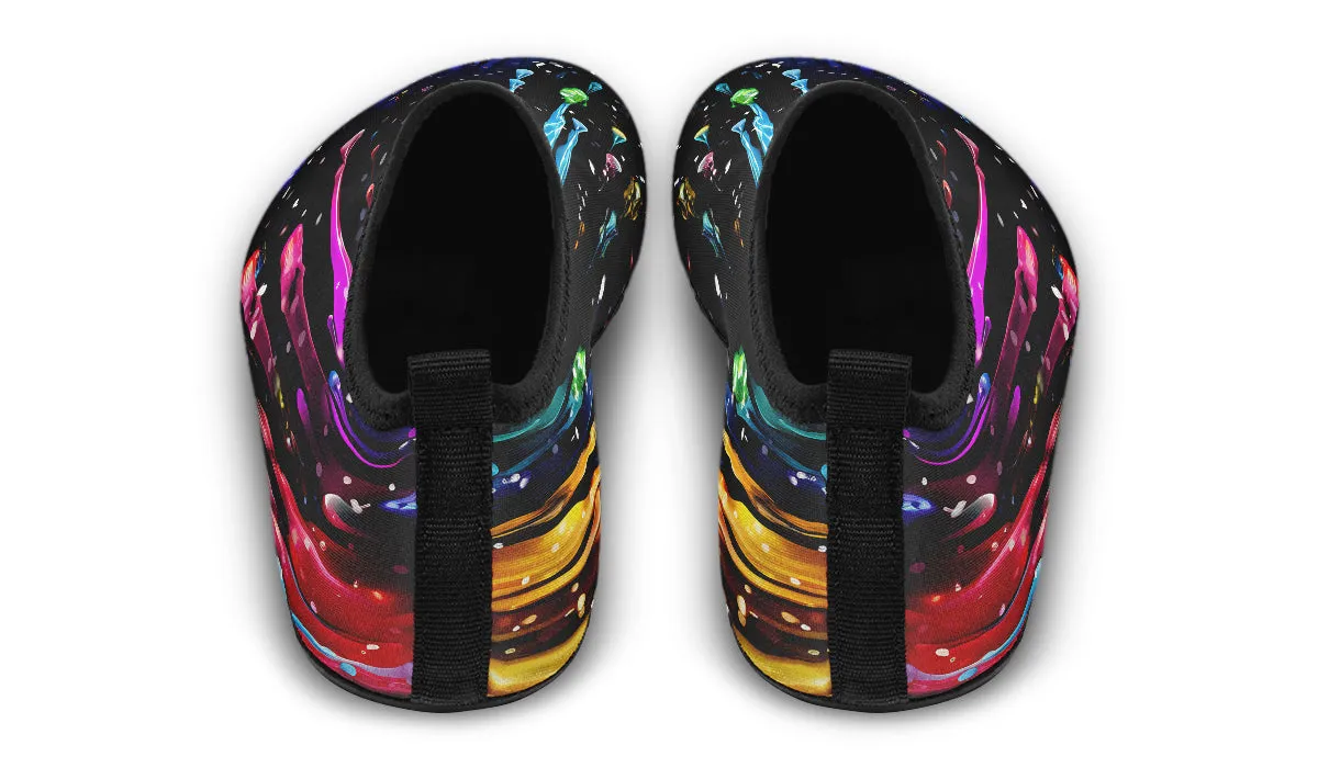 Rainbow Drips Water Shoes