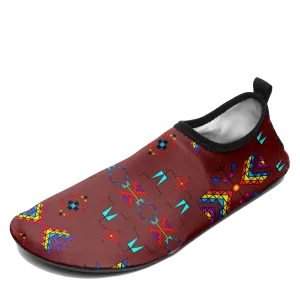 Rainy Chief Rainbow Earth Clay Kid's Sockamoccs Slip On Shoes