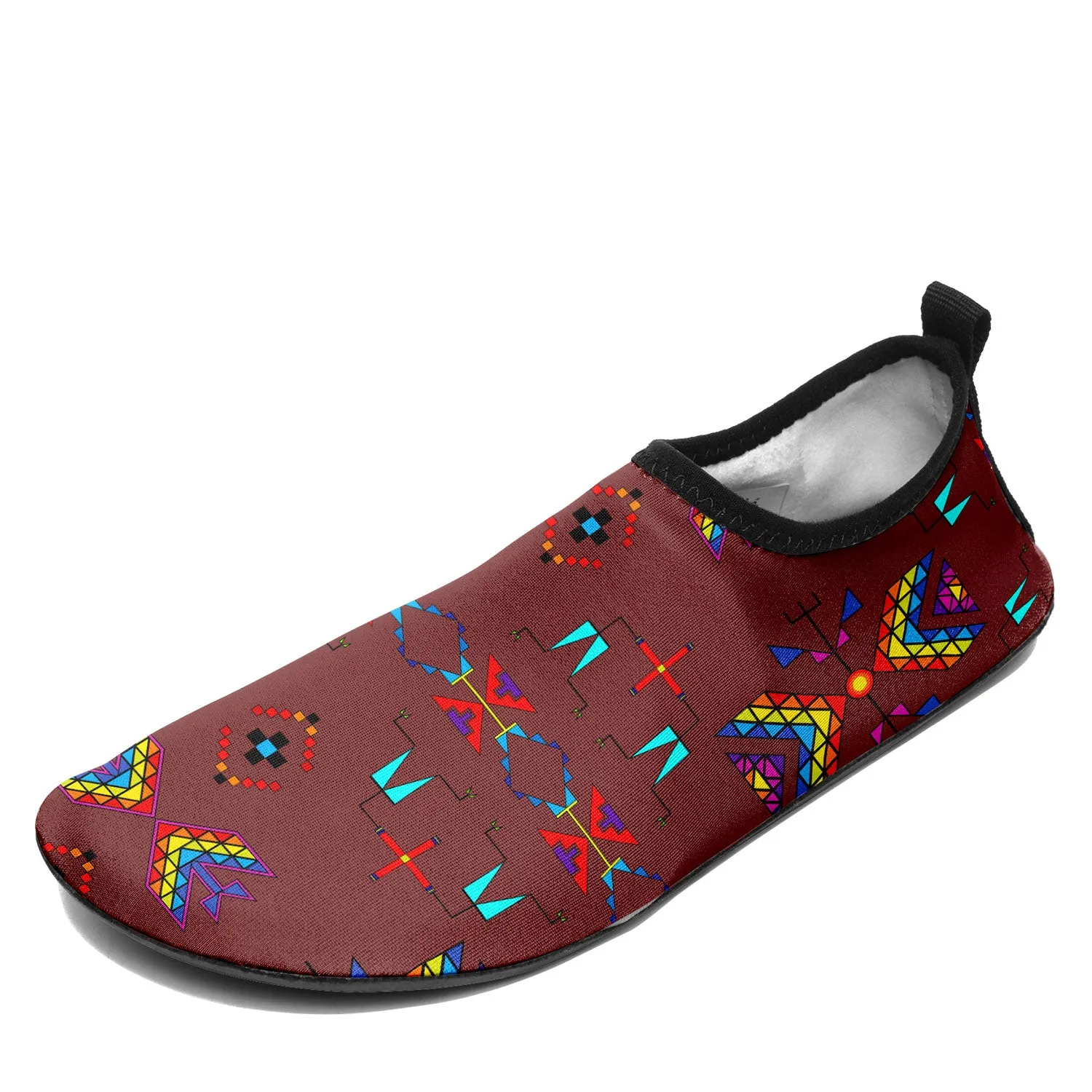 Rainy Chief Rainbow Earth Clay Kid's Sockamoccs Slip On Shoes