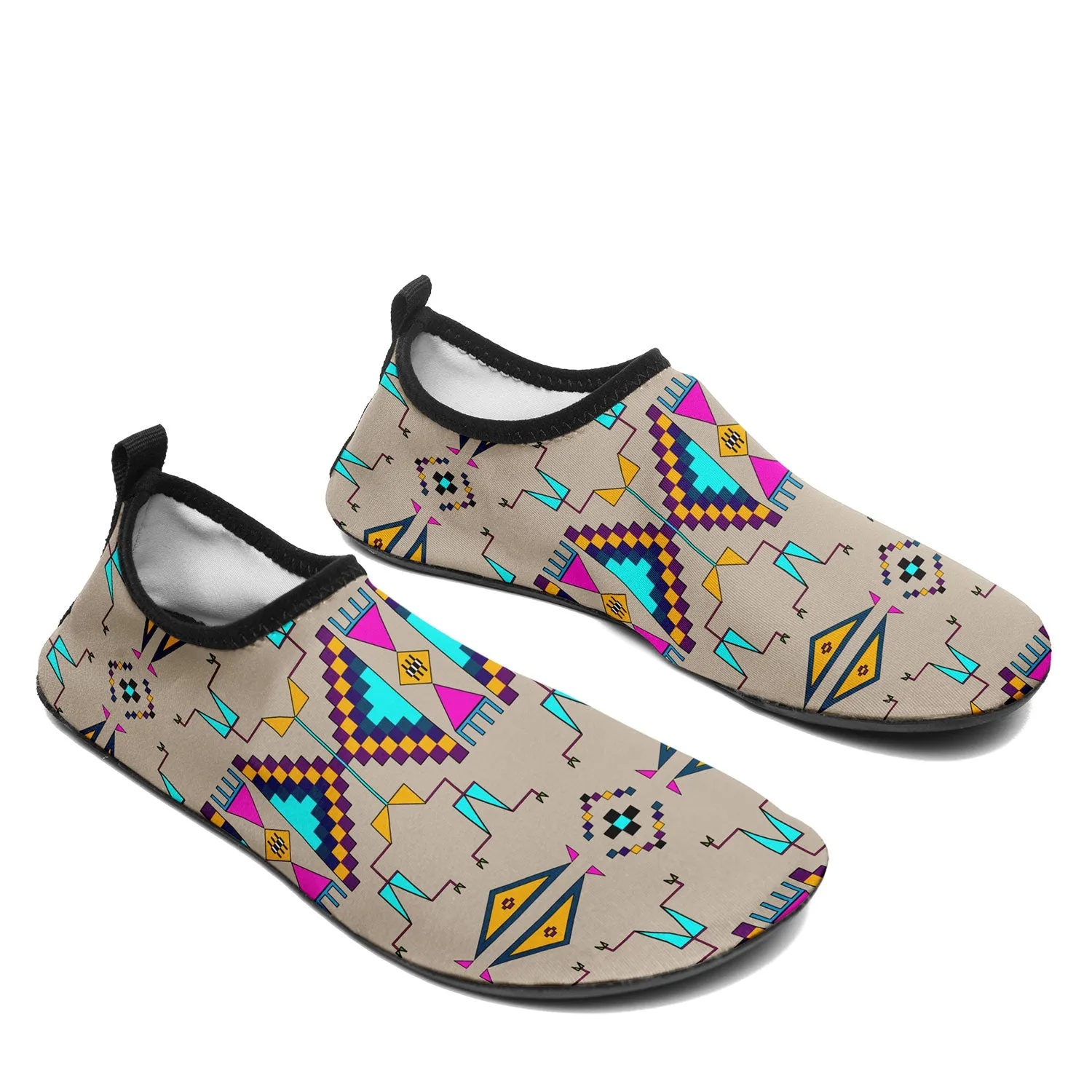 Rite of Passage Sand Kid's Sockamoccs Slip On Shoes