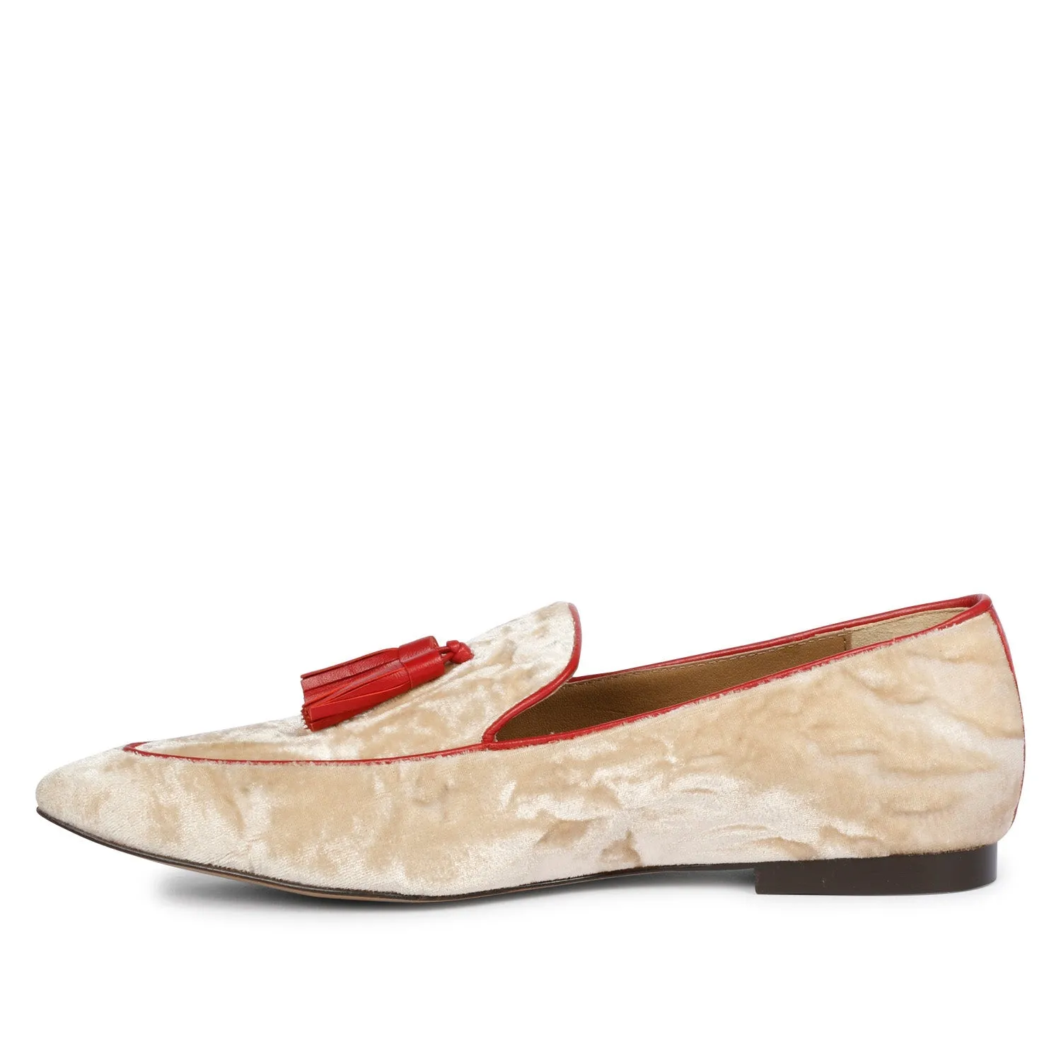 Saint Simona Cipra Velvet Tassel Moccasins