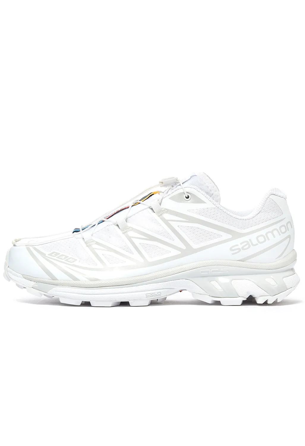 Salomon XT-6 Shoes - White / White / Lunar Rock