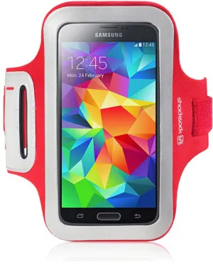 Samsung Galaxy S5 Sports Armband Case - Red