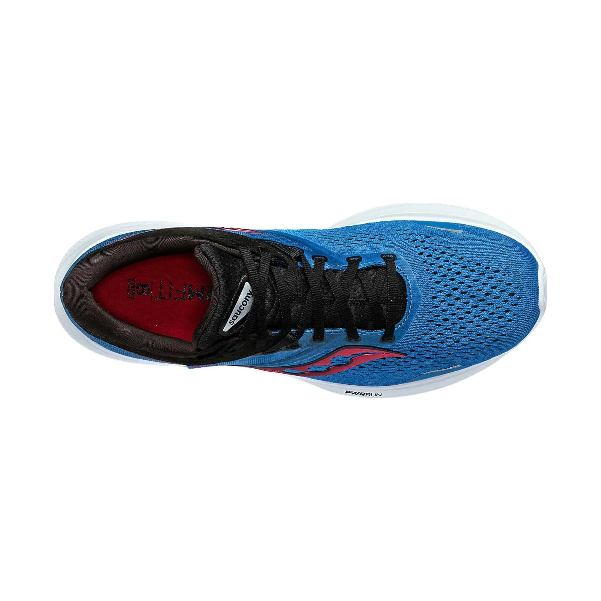 Saucony Men's Ride 16 Running Shoes - Hydro/Black - ONLINE STORE CREDIT/EXCHANGE ONLY