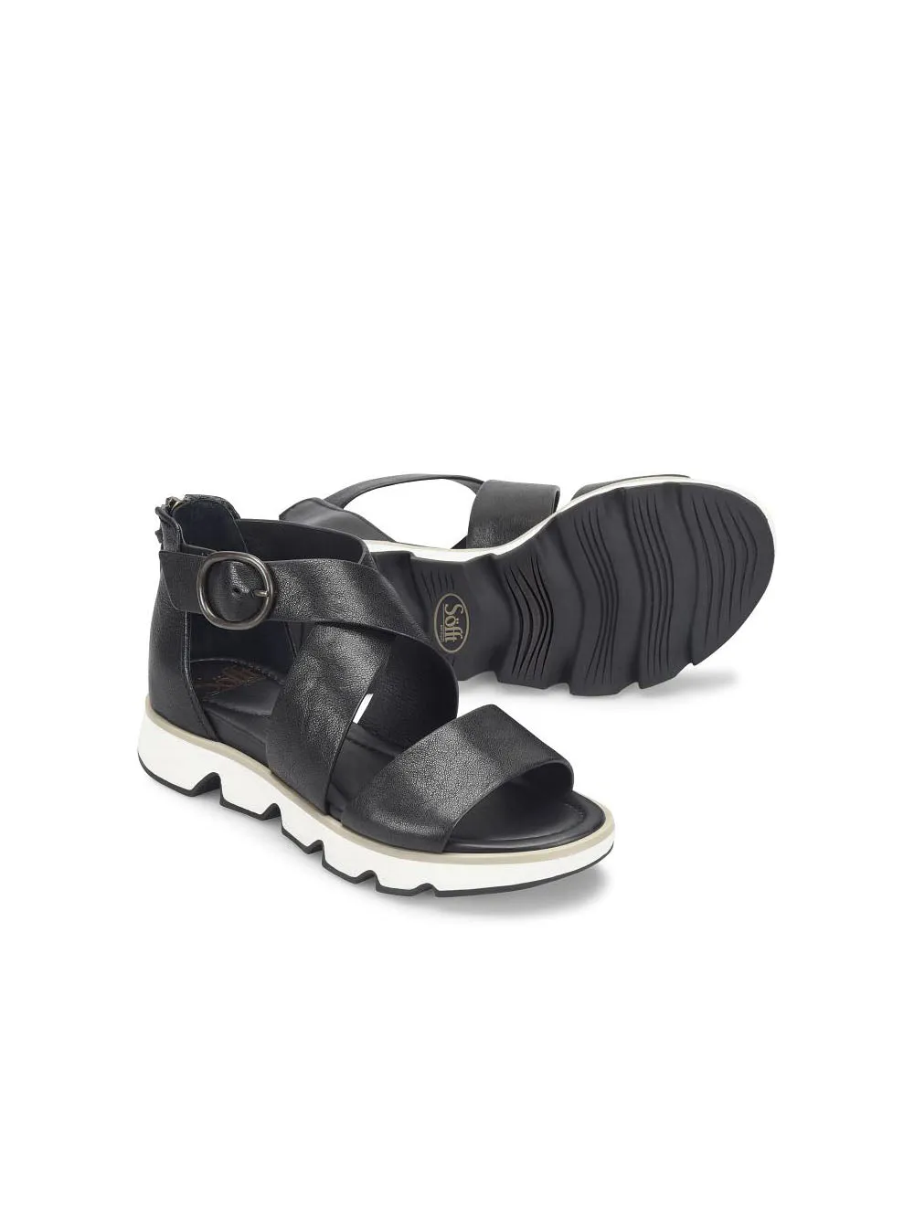 Söfft Mackenna Zip Strap Sandal