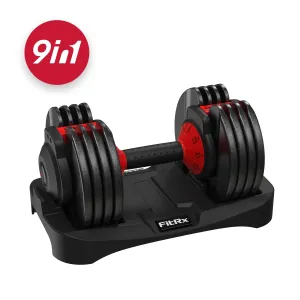 Smartbell 25 lbs 9-in-1 Adjustable Dumbbell with 2.5 lbs increments, perfect for home gym use.