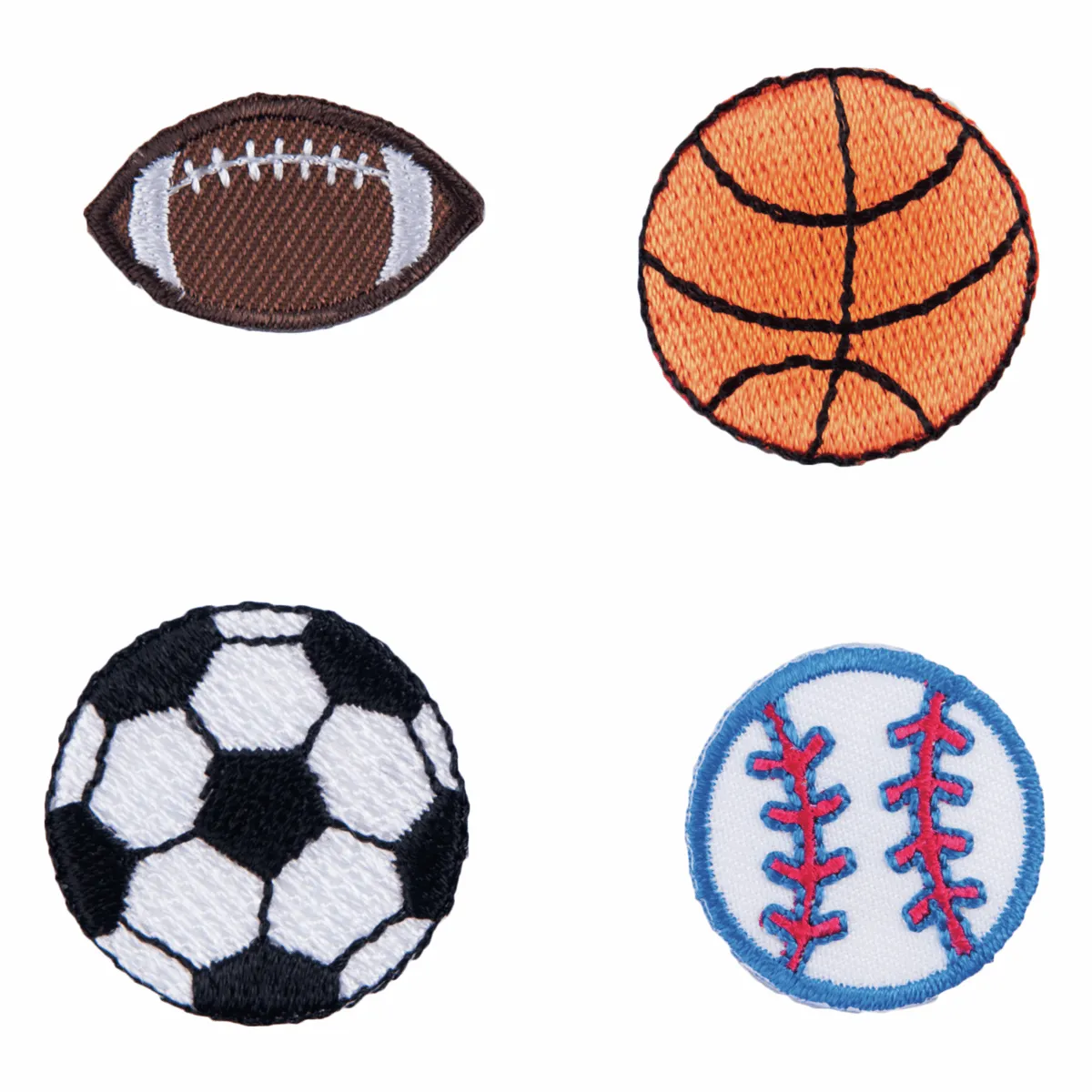 Sports Balls  - Iron -On & Sew-On Patch Motifs