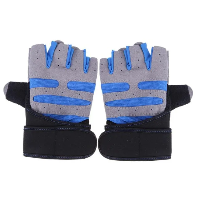 Sports Gym Gloves Men Women Half Finger Silicone Weight lifting Fitness Dumbbell  Exercise Training Multifunction Tactical Glove