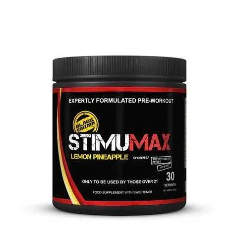 Strom Sports StimuMax Black Edition, Lemon Pineapple - 360 grams