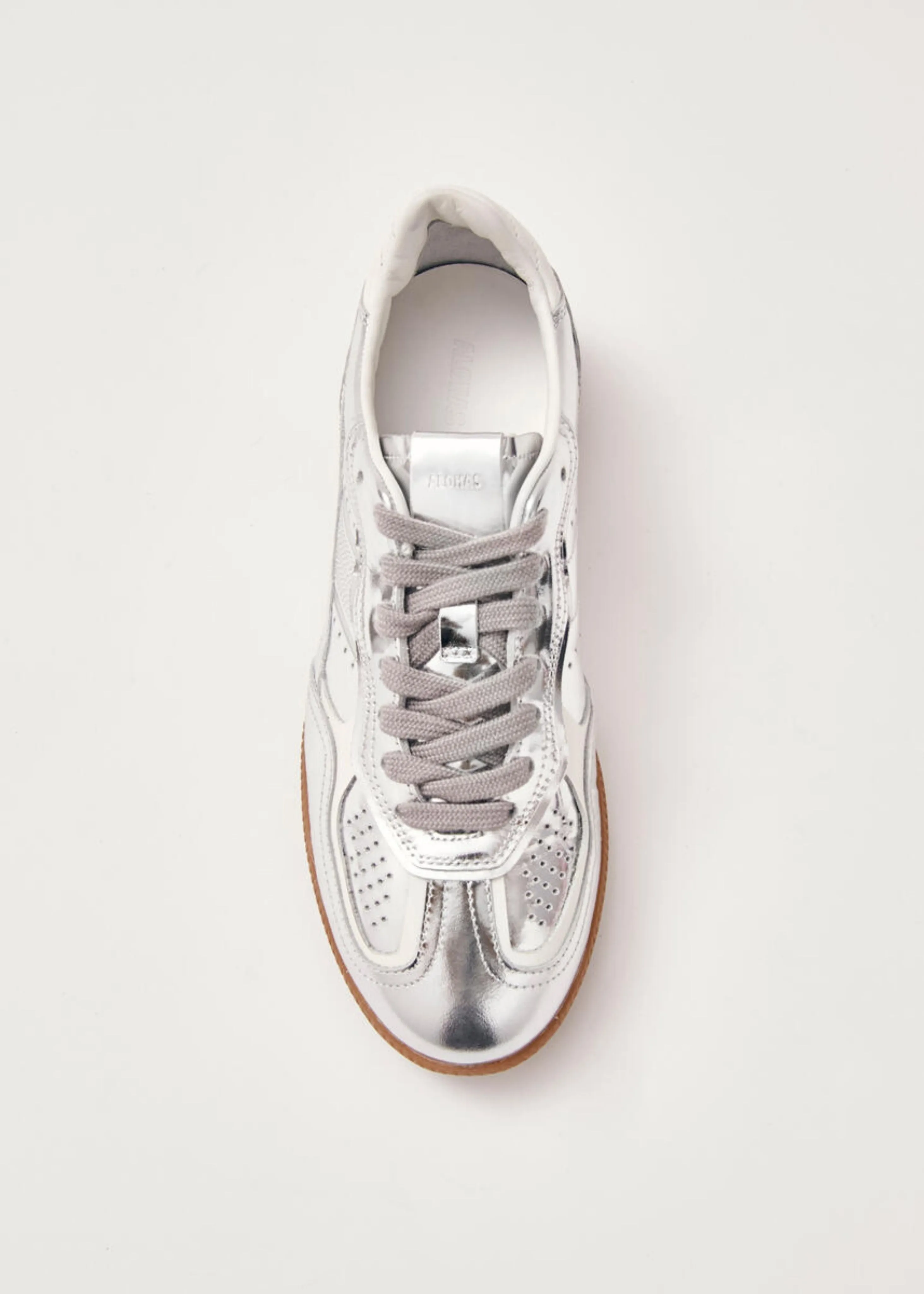 T.b. 490 rife shimmer sneakers, silver cream