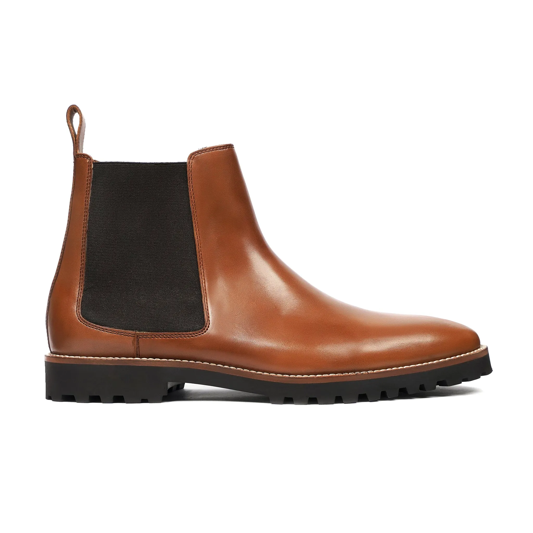 Toriana - Men's Tan Calf Leather Chelsea Boot