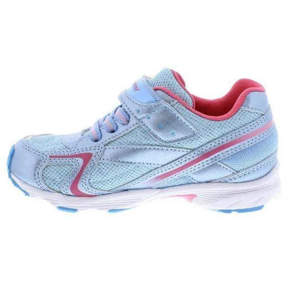 Tsukihoshi GLITZ Blue Ice Girls Running Shoes (Machine Washable)