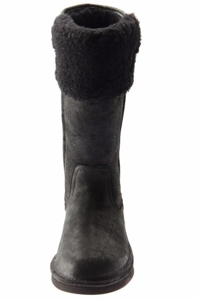 UGG WILOWE BLACK TALL BOOTS