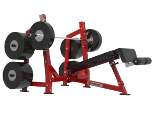 Ultra Pro Olympic Decline Bench w/ Olympic Plate Loaded Storage