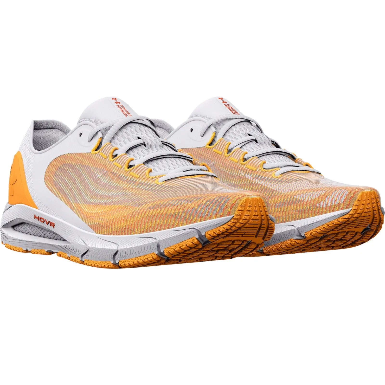 Under Armour Womens UA HOVR Sonic 5 Breeze Running Shoes - White Orange