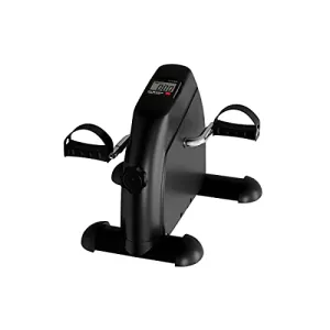 Under Desk Bike and Pedal Exerciser - At-Home Physical Therapy Equipment and Exercise Machine for Arms and Legs with LCD Screen by Wakeman Fitness