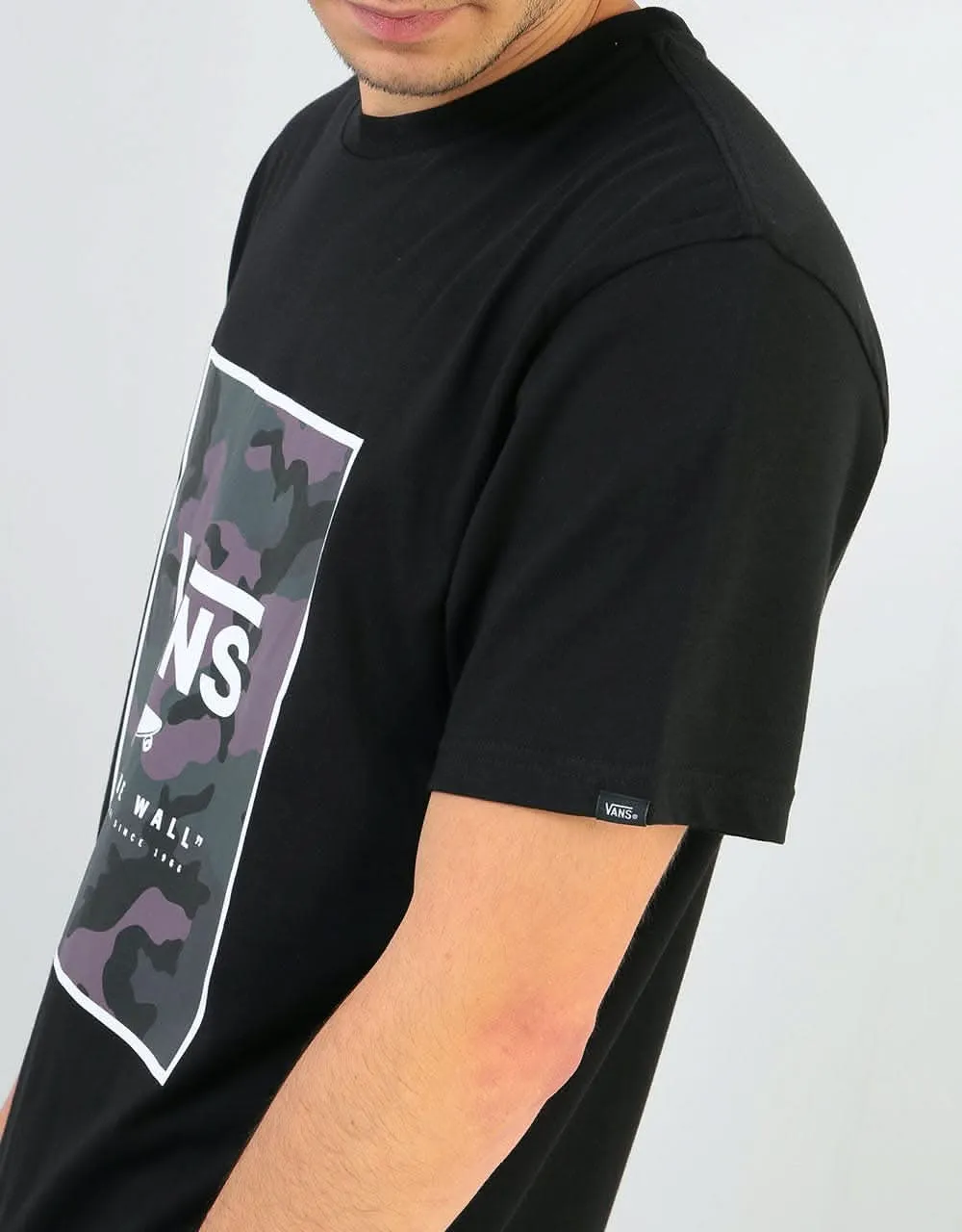 Vans Print Box T-Shirt - Black/Oversized Camo