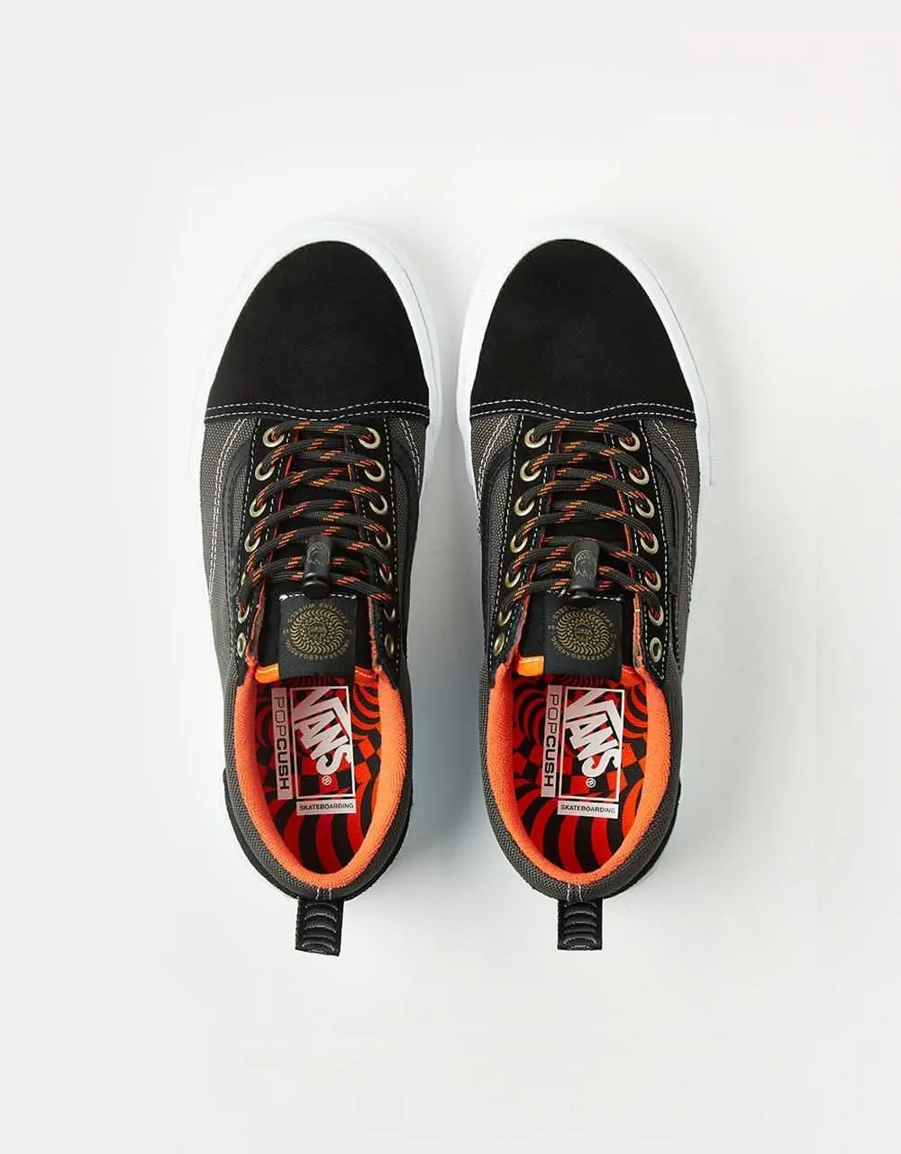 Vans Skate Old Skool Skate Shoes - (Spitfire) Black/Flame