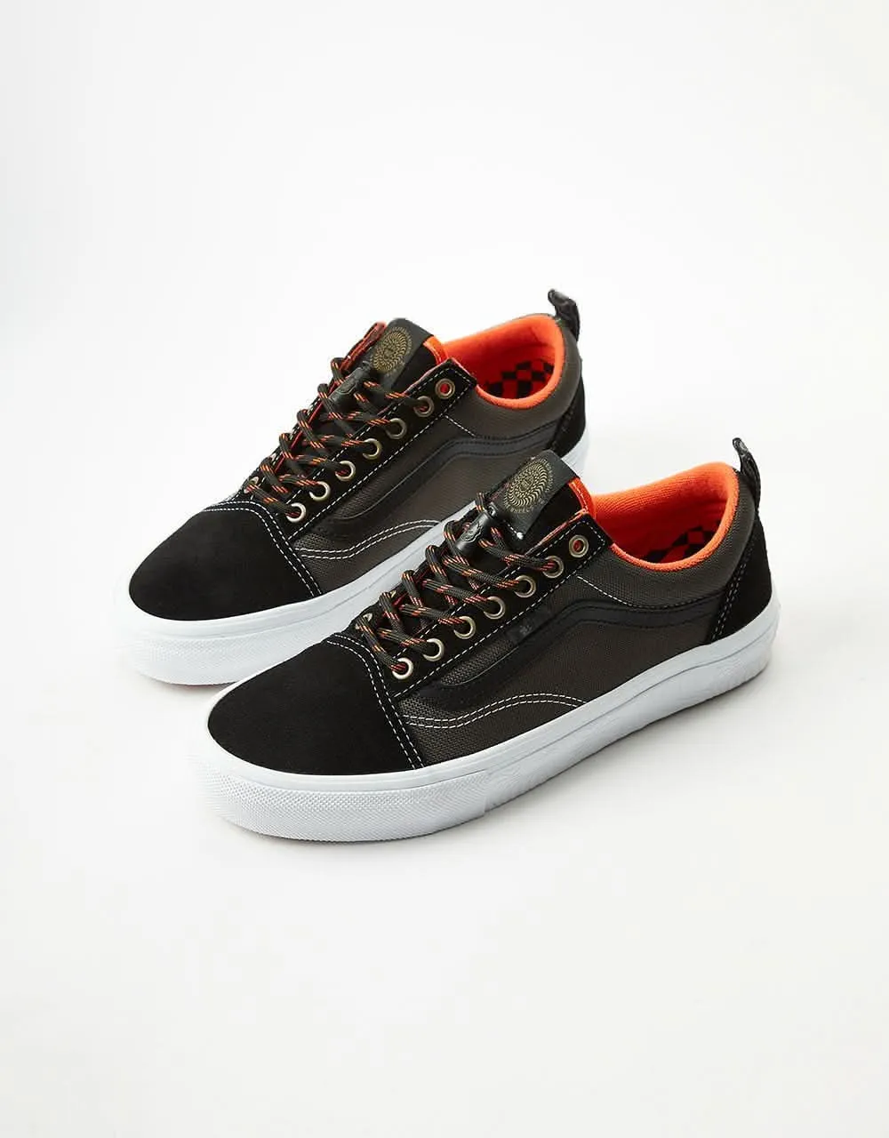 Vans Skate Old Skool Skate Shoes - (Spitfire) Black/Flame